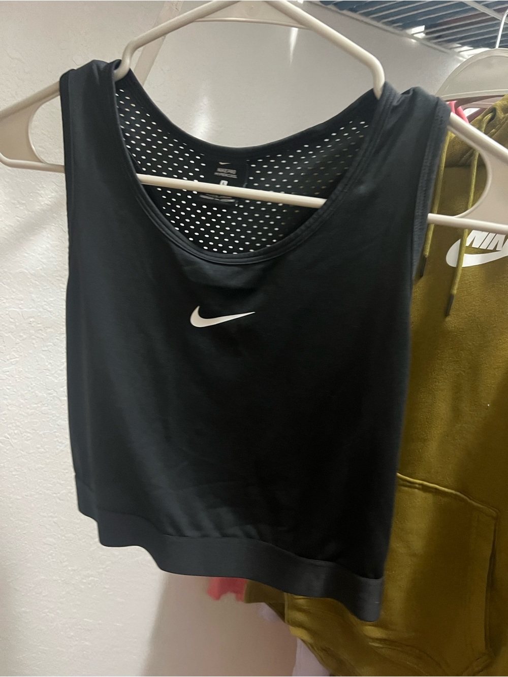 Black Racerback Mesh Top - Picture 3 of 3